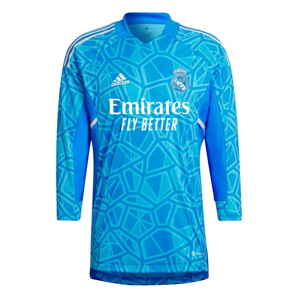 Thailand Trikot Real Madrid Torwart ML 2022-23 Blau